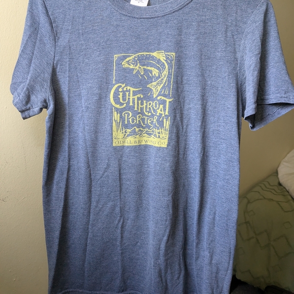 Tops - Cutthroat Porter Graphic T-Shirt - Blue